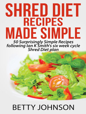 cover image of Shred Diet Recipes Made Simple